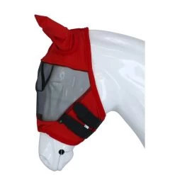 EQUITHÈME Fliegenmaske Anti-UV Doux Rot -Reitsportbedarf agradi 45069151 3.43e699