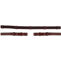 BR Gurtzügel Mit Zaumhaken Tobacco/Gold Warmblut