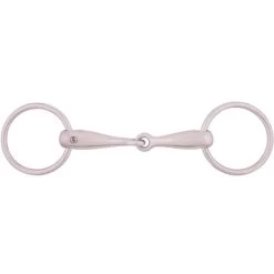 BR Einfach Gebrochene Wassertrense Massiv 18mm RVS 11,5cm