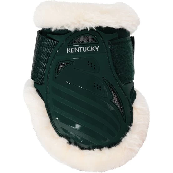 Kentucky Horsewear Kentucky Streichkappen Young Horse Vegan Sheepskin Dunkel Grün
