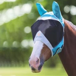 Shires Fliegenmaske Mit Ohren Mesh Schwarz -Reitsportbedarf shires 6662 teal0b63a3.0114b9