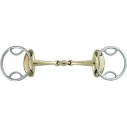 Stübben Trens Gebiss Golden Wings 4 In 1 Doppelt Gebrochen Sweet Iron